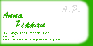 anna pippan business card